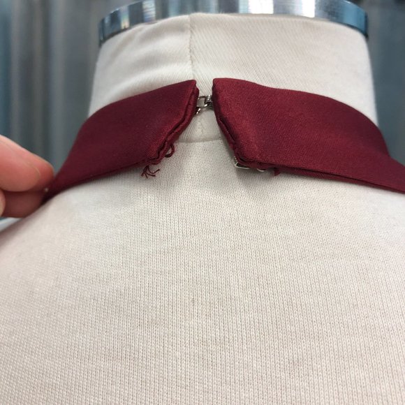 Burgundy Halter Sexy Low Back Prom Dress, Size 0 2 4, Mermaid, Sequin & Lace - Picture 7 of 13